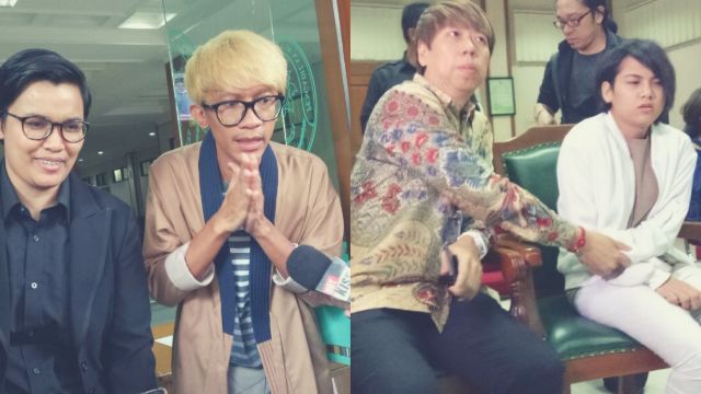 Aming Dan Evelyn Hadiri Sidang Hari ini, Aming Membawa saksi Dan Evelyn Membawa Bukti Kemesraan Mereka