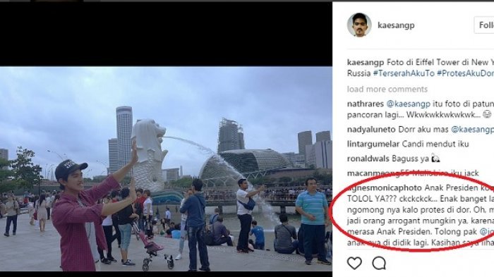 Bagaimana Respon Anak Presiden Saat Dibilang 'Tolol' Oleh Netizen?