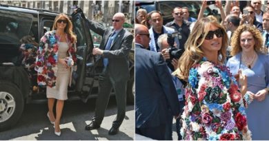 Harga Setara 20 Kali Gaji Jokowi Jaket 3D Melania Trump Diprotes