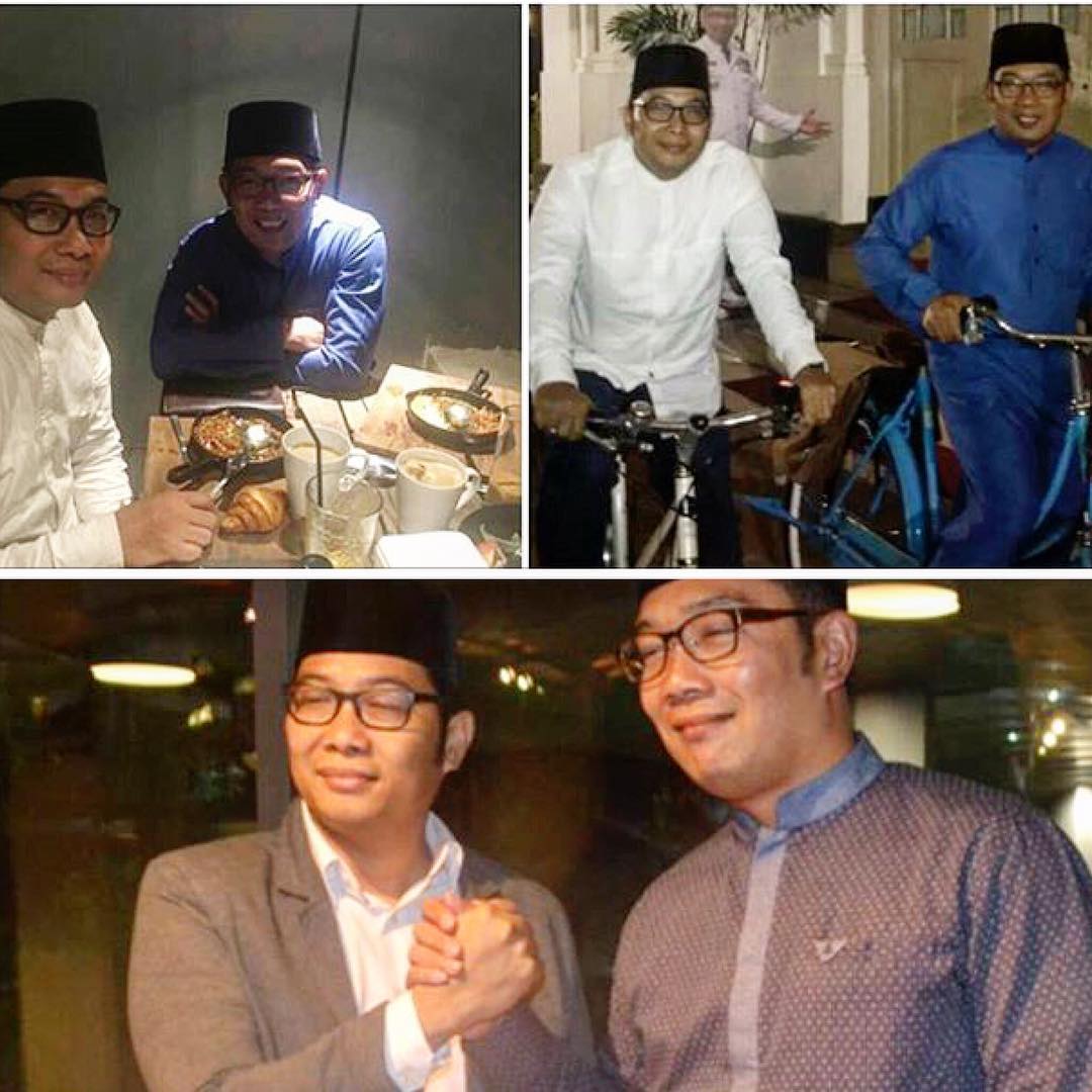 Ridwan Kamil buka Bersama Dengan Kembarannya