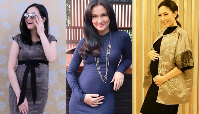 Selebritas Ini Tetap Tampil Cantik dan Stylish Saat Hamil