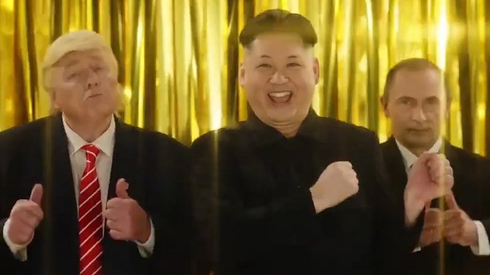 Donald Trump, Kim Jong Un, dan Vladimir Putin Akhirnya Bersatu, Begini Penampakannya!
