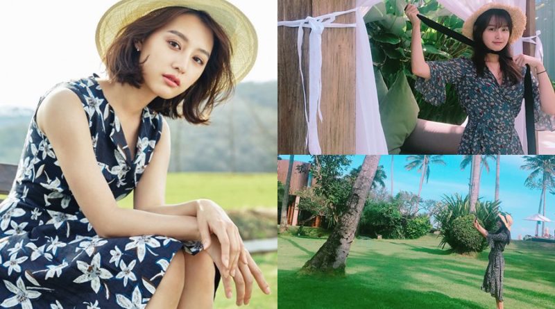 ARTIS CANTIK KIM JI WON, POSTING FOTO SAAT BERLIBUR DI BALI