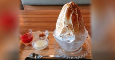 Es Serut dari Jepang yang Disajikan Dengan Bara Api Menemani Sajian Kakigori