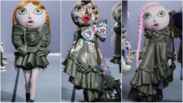 Ketika Boneka Berjalan di Atas Catwalk Fashion Show Viktor & Rolf