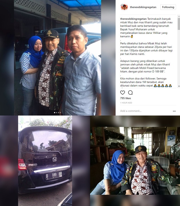 Muzdalifah Gugat Cerai Suami Barunya