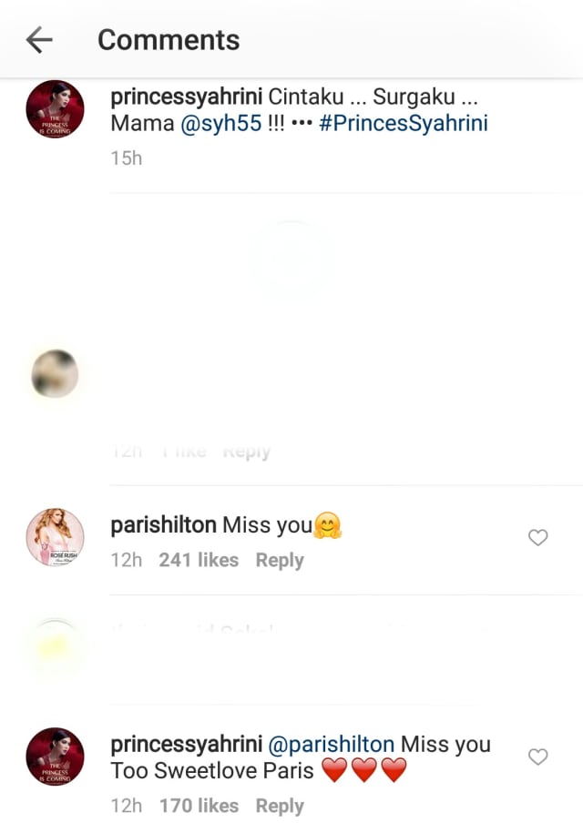 Paris Hilton Merindukan Princess Syahrini