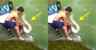 VIRAL, VIDEO PROSES EVAKUASI KORBAN TENGGELAM HANYA MENGGUNAKAN ALAT PANCING DAN KAIN KAFAN SAJA