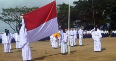Aksi Paskibra Bercadar Mendadak Menjadi Sorotan di Tasikmalaya