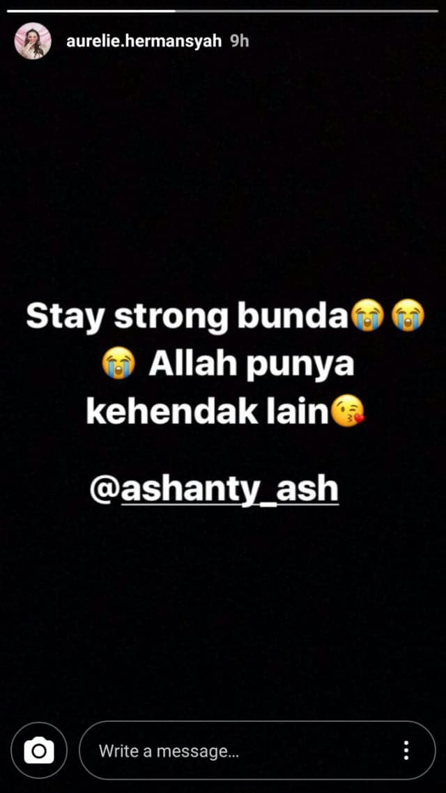 Ashanty Keguguran keluarga Anang Hermansyah Bersedih