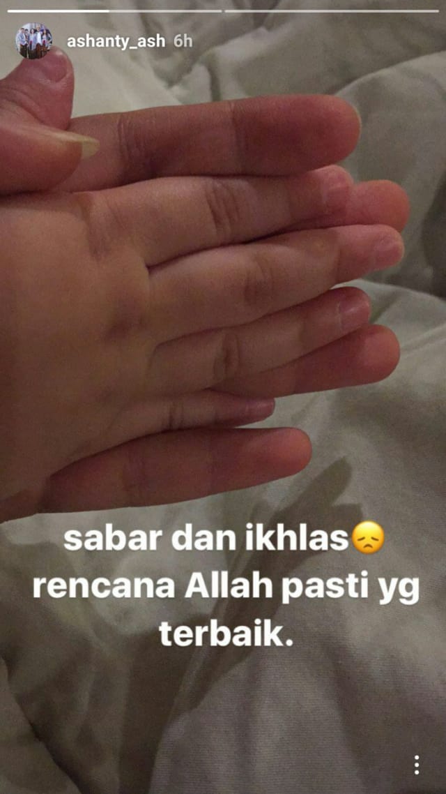 Ashanty Keguguran keluarga Anang Hermansyah Bersedih