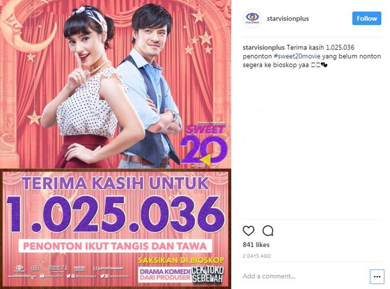Kevin Julio Ngamen Pakai Baju Perempuan Film Sweet 20 Tembus Hingga 1 Juta Penonton