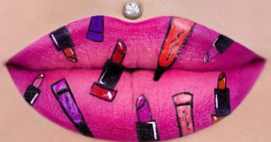 Lip Art Super Menggemaskan dari Makeup Artist Asal Los Angeles
