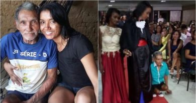 Momen Mengharukan Sang Ayah Penyandang Difabel Hadiri Wisuda Putrinya