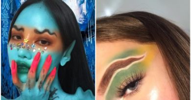 Nyentrik, Alis Bergelombang Kekinian Squiggly Eyebrow