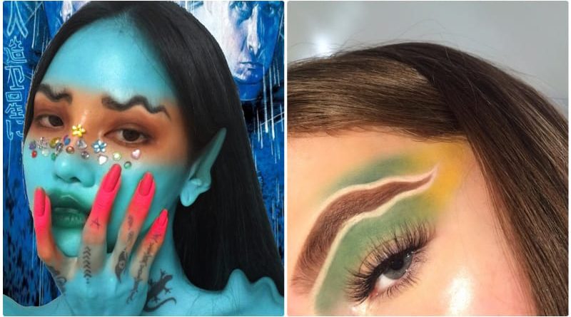 Nyentrik, Alis Bergelombang Kekinian Squiggly Eyebrow