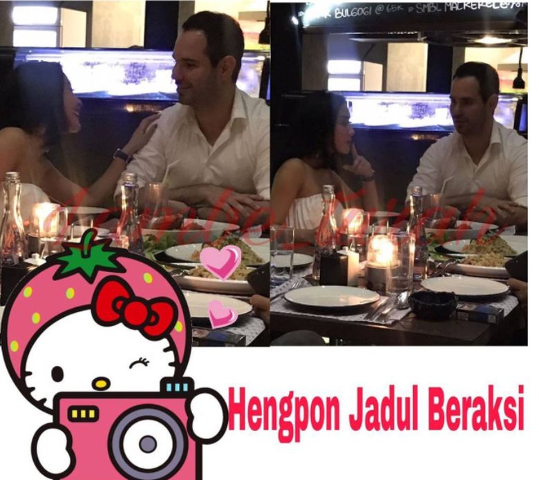 Pedangdut Cita Citata Kepegok Sedang Makan Bersama Bule di Bali