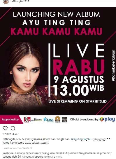 Raffi Ahmad Dukung Single Baru Ayu Ting Ting Netter Marah