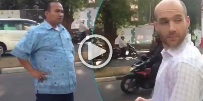 Viral, Sopir Taksi Ngamuk Sama Bule Karena Nambrak Mobilnya
