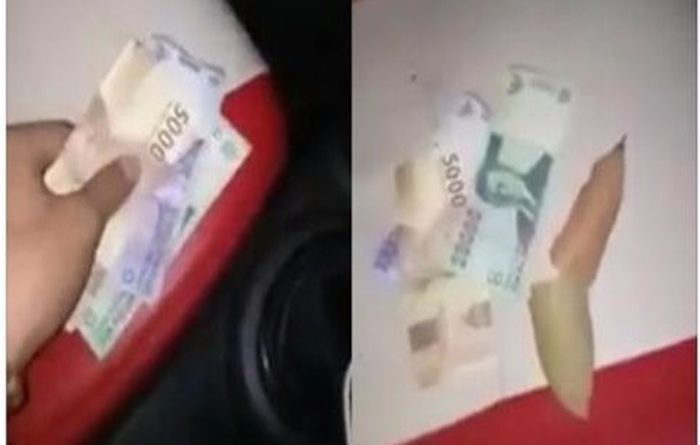 Istigfar Sopir Taksi Terkejut Uang Rp 50 Ribu Jadi Daun