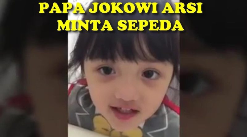 Reaksi Jokowi Saat Arsy Anaknya Ashanty Minta Sepeda