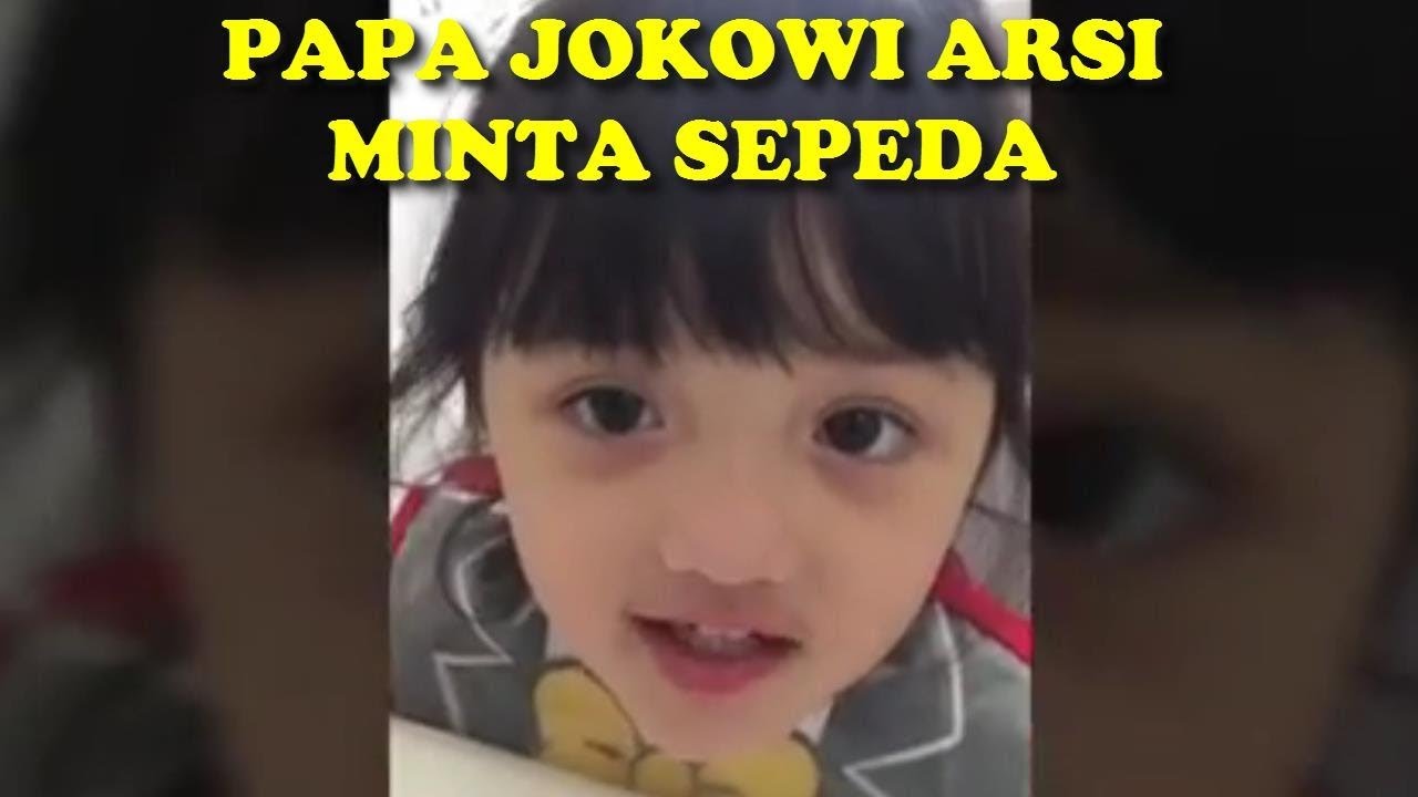 Reaksi Jokowi Saat Arsy Anaknya Ashanty Minta Sepeda