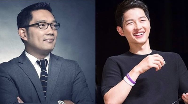Ridwan Kamil Cukur Rambut Gaya Song Joong-Ki Live di Instagram