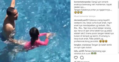 Video Ayah Rojak Saat Ngajar Bilqis Berenang Jadi Viral