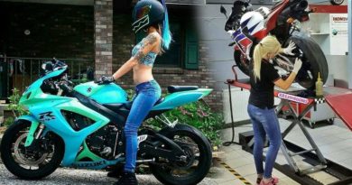 Wanita Seksi Ini Pamerkan Sensasi Ekstrem Motor Sport