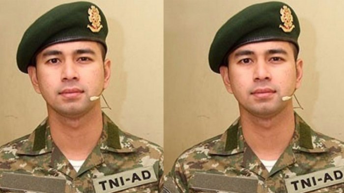 Dikira Oppa yang lagi Wamil, Raffi Ahmad Pakai Seragam TNI