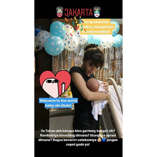 Paras Ganteng Anak Stefan William dan Celine Evangelista