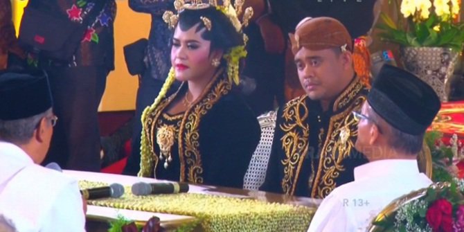 Detik Detik kahiyang Ayu dan Bobby Nasution Akad
