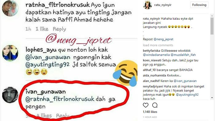 Disuruh Deket Lagi Sama Ayu Ting2 Jawaban Igun Nyesek Banget