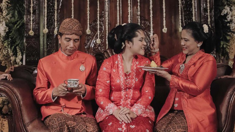 Ekspresi Joko Widodo Lepas Putri Satu-Satunya Menikah