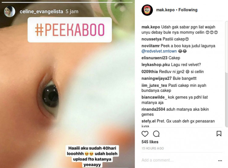 Gemes, Celine Evangelista Unggah Foto Anak dari Stefan William