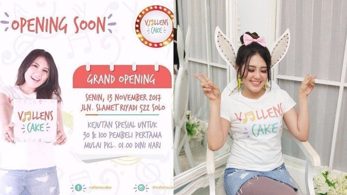 Grand Opening Toko Kue Via Vallen Mulai Jam 01.00 Dini Hari Nanti!