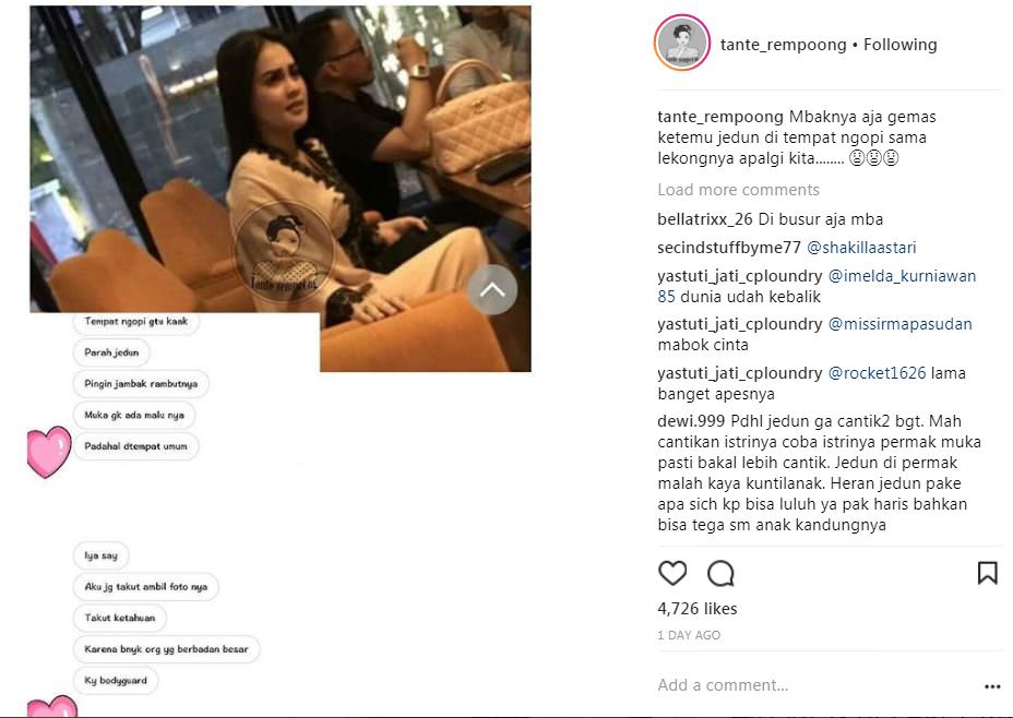 Jennifer Dunn Ngopi Bareng Harris di Cafe Setelah Dilabrak Shafa