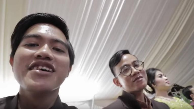 Kaesang Ngevlog Bareng Gibran untuk Pertama kali di Pernikahan Kahiyang
