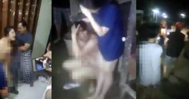 Pasangan Mesum Digerebek Diarak dan Dipaksa Lepas Pakaiannya