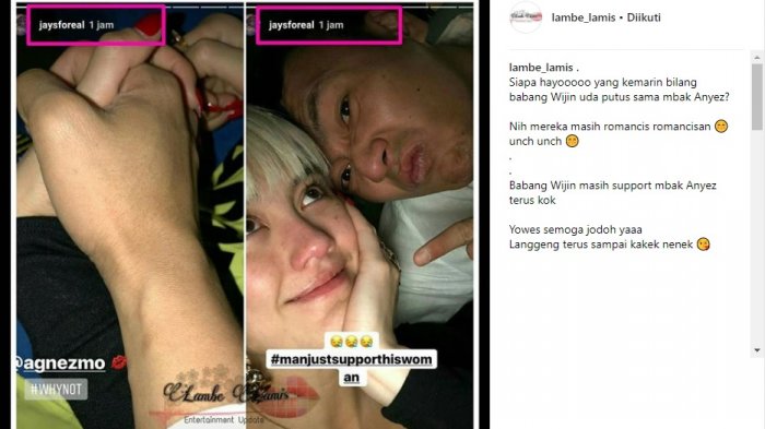 Tepis Isu Putus, Wijaya Saputra posting Video Mesra