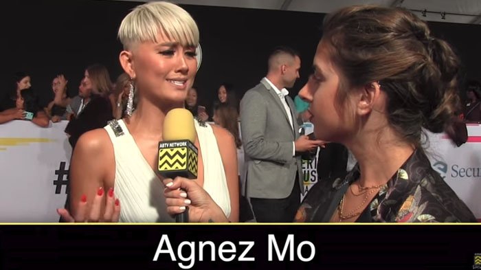 Video Ucapan Agnez Mo di American Musich Awards 2017 Dibully Habis-Habisan
