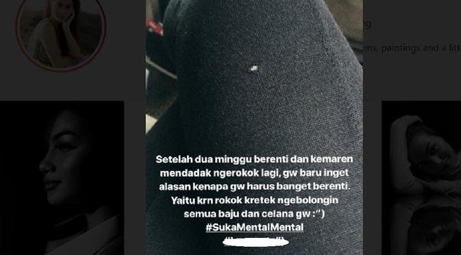 Ariel Tatum Ungkap Kebiasaan Buruknya Merokok