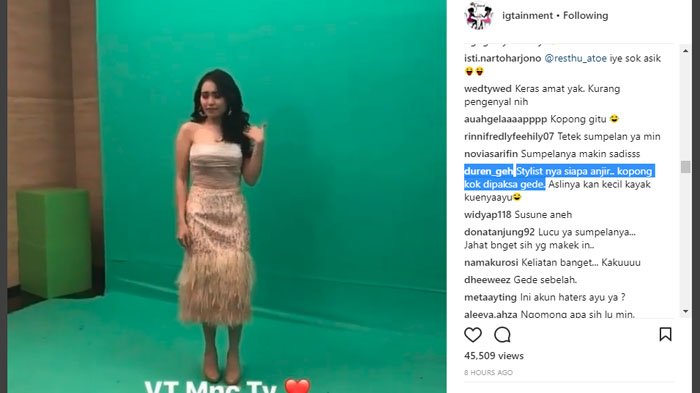 Ayu Ting Ting Dinyinyir Netter Karena Sumpelan Dadanya Nongol