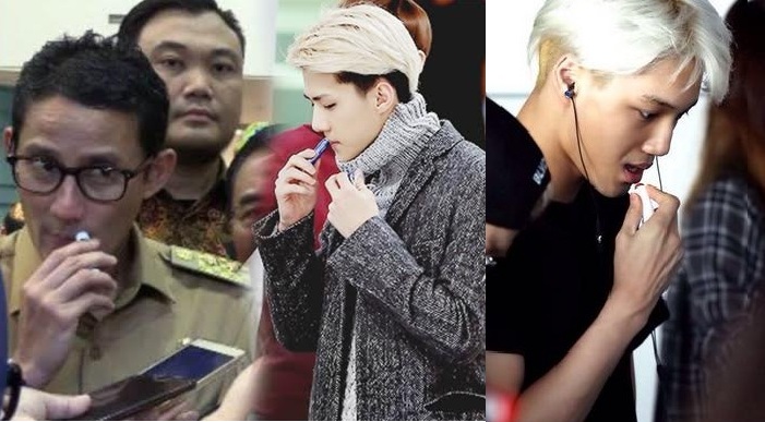 Sandi Tidak Sendirian Tertangkap Kamera Gunakan Pelembab Bibir, Oppa Ini Juga Pakai