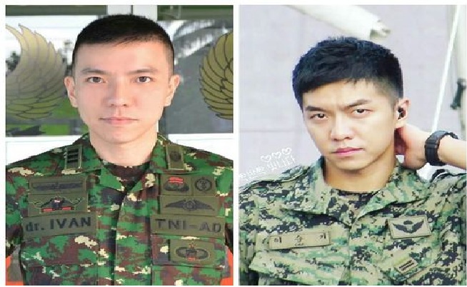 7 Foto Tentara Sekaligus Dokter Viral di Instagram, Disebut Mirip Lee Seung Gi Versi Lokal