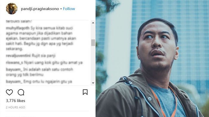 Akun IG Pandji Pragiwaksono Mendadak Banjir Komentar Negatif, Ada Apa?