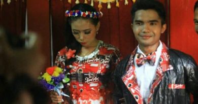 Berkonsep Barang Bekas Pengantin ini Gelar Pernikahan Unik