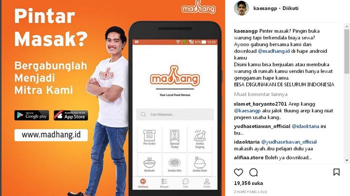 Inilah Bisnis Jasa Antar Jemput Kuliner Kaesang Pangarep