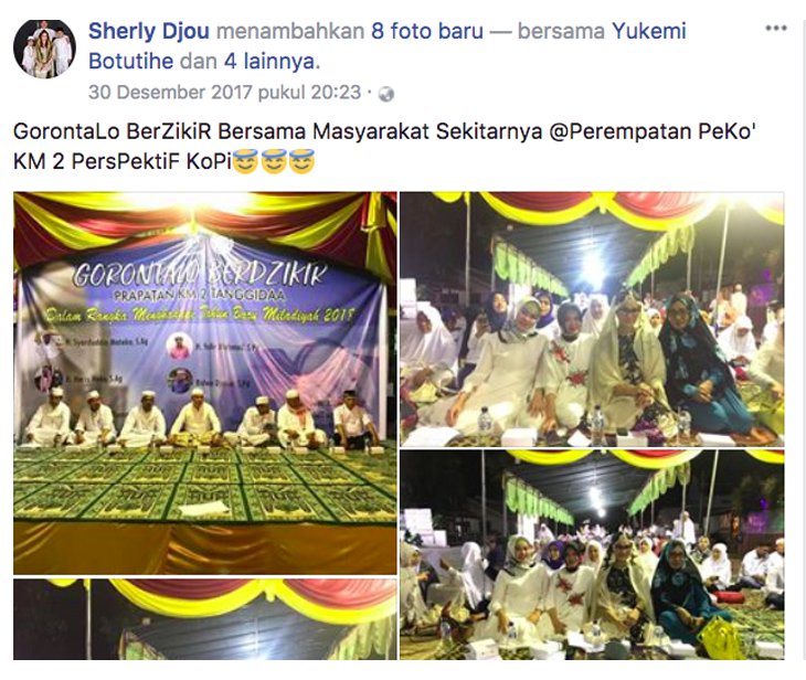 Istri Wakil Walikota Pesta Narkoba Setelah Berzikir di Gorontalo
