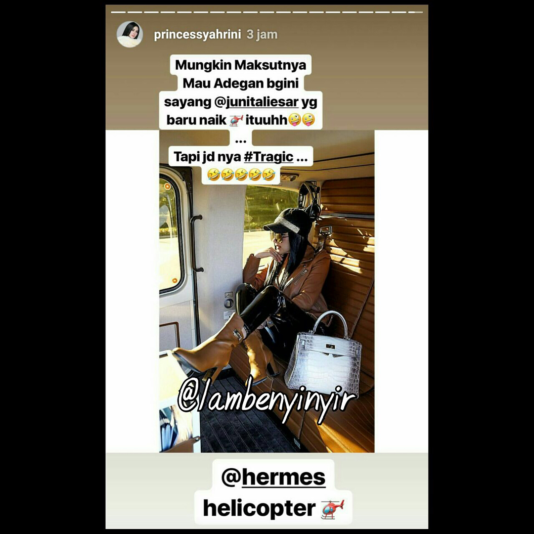 Syahrini Tulis Nyinyiran Ini, Sindir yang Baru Naik Pesawat Inul